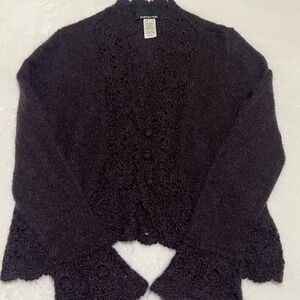 Jones New York Women's Purple Sweater